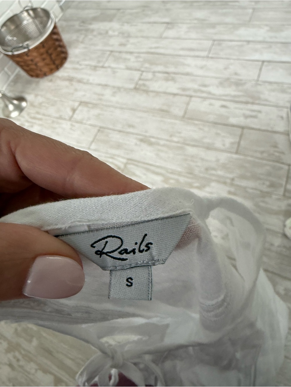 Rails Ashlyn White Lace Detail Dress - Picture 3 of 4